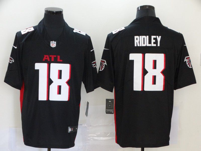 Men Atlanta Falcons #18 Ridley Black Nike Vapor Untouchable Stitched Limited NFL Jerseys->new england patriots->NFL Jersey